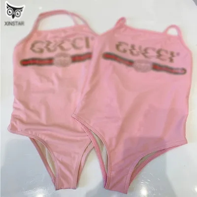 2025 Good Design Kids Swimswear in Pink, White, Purple and Green 4 Colors