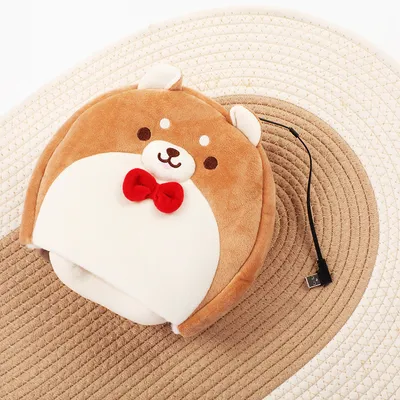 Customized Power Bank Supply Plush USB Heating Hand Warm Mouse Pad