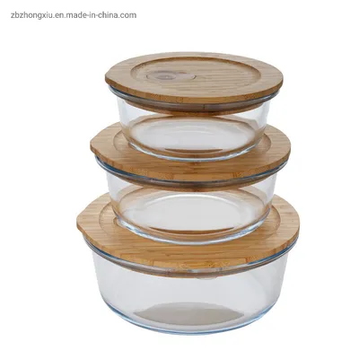 Heat Resistant Glass Food Container Glass Storage Jar Kitchen Container