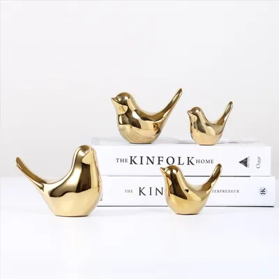 Moderate Price Ceramic Pottery Table Display Bird Animal Crafts for Home Decoration