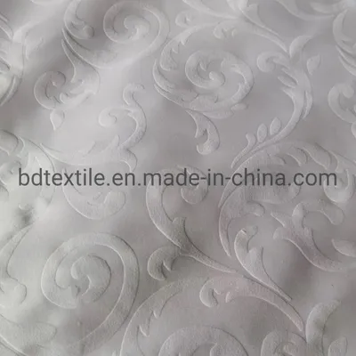 100%Polyester Brushed Embossed Woven Microfiber 75X150d 288f, Calendered Microfiber