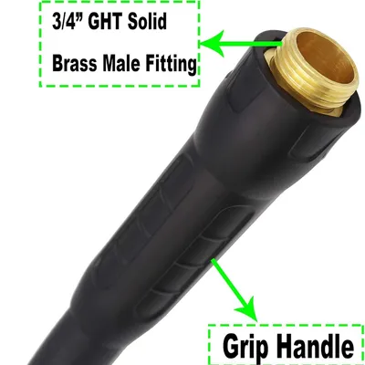 Hrbrid Garden Water Hose - 25 Feet, Durable for All Weather Conditions