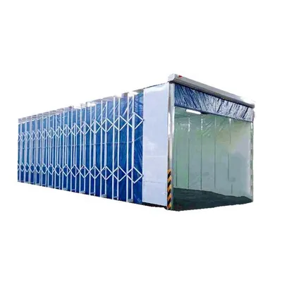 Mobile Telescopic Painting Spray Booth Retractable Dry Cabinet Expansion Foldable Paint Room