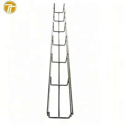 Rustproof Fireproof Open Wire Mesh Cable Tray, Neat Look for Hotel Wiring System