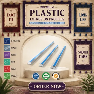 PVC Ceiling Curtain Fitting Track for Single Double Rail and Roller Shutter Guide