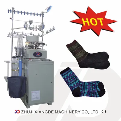 6fp-2 Computerized 2feeder Socks Knitting Machine