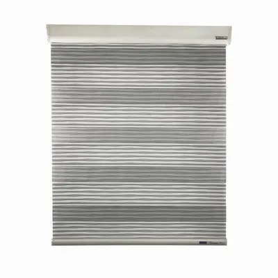 Thermal Insulation Motorized Window Blackout Zebra Blind for Residential Sunshade