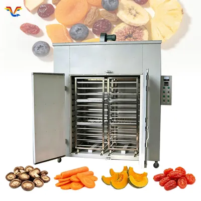 Multi-Layer SUS304 Stainless Steel Hot Air Circulation Dryer Automatic Fruit Vegetable Dehydration Machine