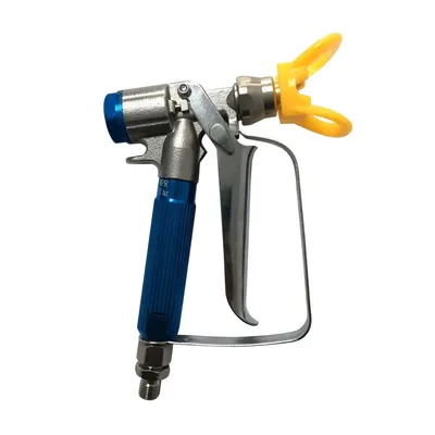 High Efficiency 310 Bar Big Fluid Channel Airless Paint Sprayer Gun for Building Contractor