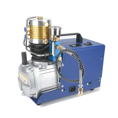 Portable 300 Bar High Pressure Paintball 4500 Psi Pcp Electric Air Compressor