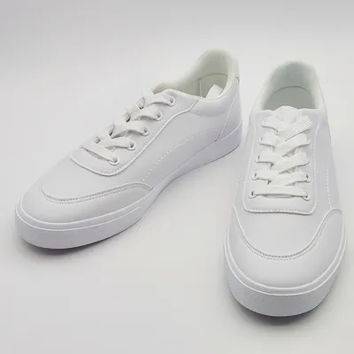 Wholesale PU Upper Casual White Men's Shoes for Unisex