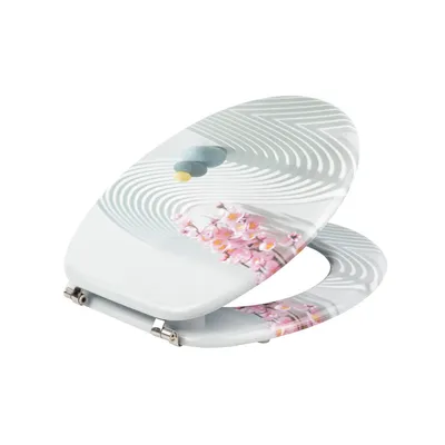 High Density Anti Warp MDF Printing Molded Toilet Seats for Apartment Bath