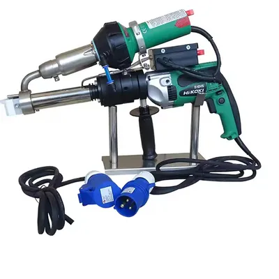 Handheld Plastic Extrusion Geomembrane Welding Machine Sheet Plastic Welding Machine Extrusion Welder Welding Machine CE and RoHS Certified
