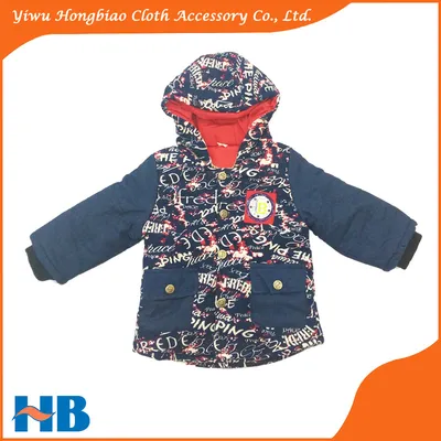 Padded Coat High Fashion New Design Children Clothing