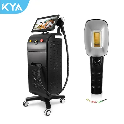 3 Waves Tattoo Removal Ice Platinum Titanium Hair Removal Laser Diode Device