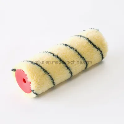 Black on Yellow Acrylic Paint Roller Refills