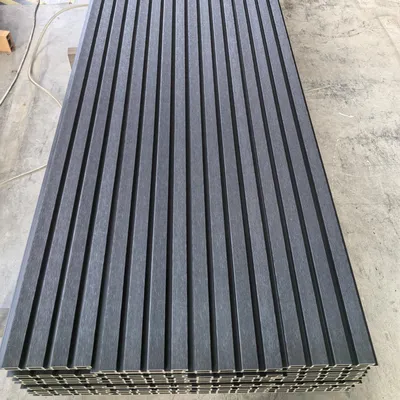 Factory Original Teak Waterproof Fire Resistant Mothproof Embossed Outdoor WPC Wall Panel