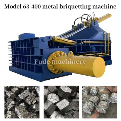 High Quality Horizontal Iron Filings and Steel Shavings Pressing Block Forming Machine