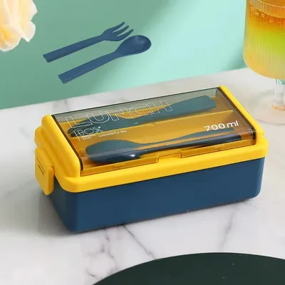 Plastic Food Bento Lunch Box Microwavable