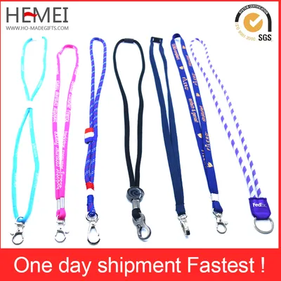 Personalised Silk Screen Printing Tubular Polyester Mobile Lanyard