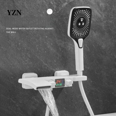 High-End Bathroom Faucet Dual Function Digital Display Screen Shower Shower Faucet