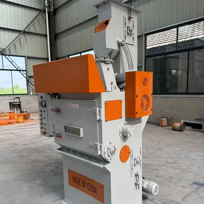 Wholesale New Product Track Type Shot Blasting Machine Small Hardware Shot Blasting Rust Removal Cleaning Machine Integrated Track Shot Blasting Machine