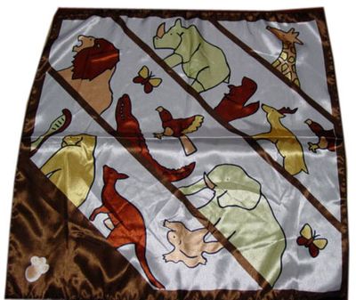 Printed Satin Scarf & Silk Neckcloth (YLS-080473)