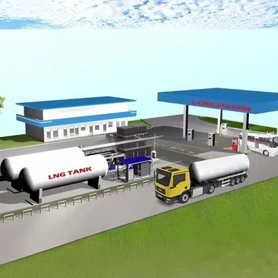 Modular LNG Filling Station for Industrial Gas Plant