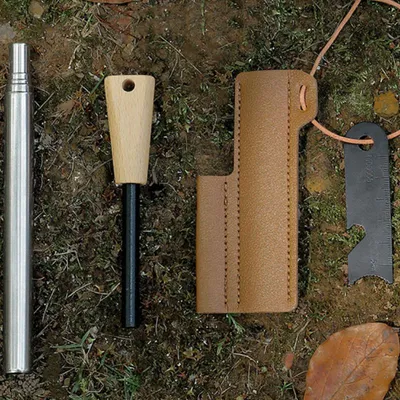 Premium Flint Fire Starter Set for Ultimate Outdoor Adventures
