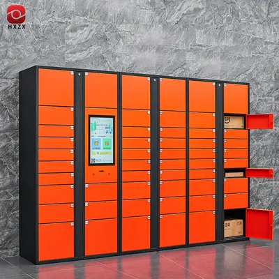 Outdoor Parcel Express Cabinet Intelligent Controller Smart Locker for Courier and Receiver Office Building