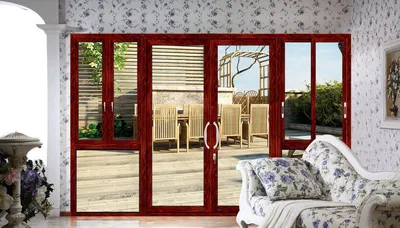 Broken Bridge Aluminum Alloy Sliding Door, Sealing Balcony Door Yg-S0811020