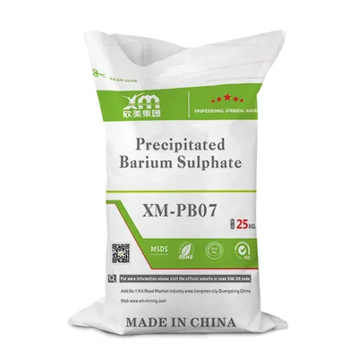 High Whiteness Barium Sulphate with Good Acid and Alkali Proof for Powder Coating