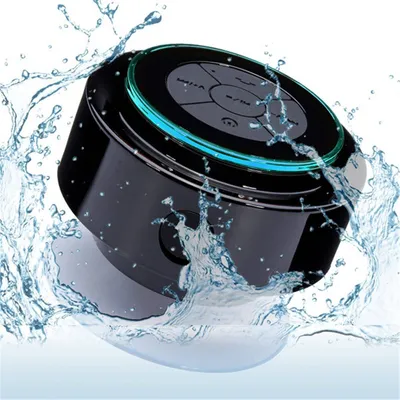 F012 Factory Directly Supply Hot Sale Ipx7 Waterproof Floating Bluetooth Shower Speaker with Suction Cup