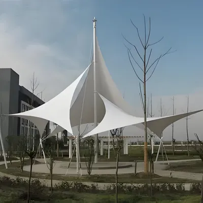 School Playground Children Shade Membrane Structure Landscape Shelter Safe
