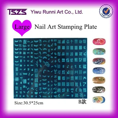Square Nail Art Stamping Plates