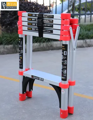 Telescopic Ladder a Type Double Side Climbing Bonrgo Ladder