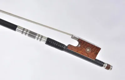 Abalone Shell Decorated Handcrafted Carbon Fiber Violin Bow