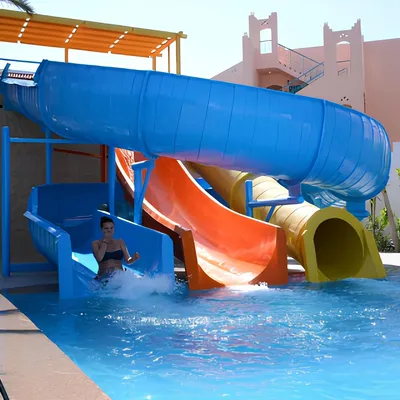 Multi Lane Fiberglass Water Slide for Large Commercial Water Park
