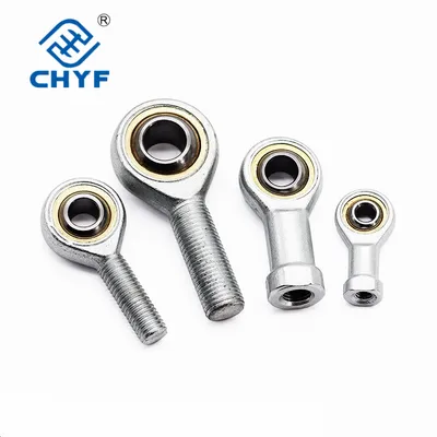 Factory Direct Sale Fisheye Pneumatic Fitting Rod Bearing SA8 Outer Universal Joint Rod End Ball Head 5 Inner Thread Tooth Si20 Tie Rod Fitting Screw