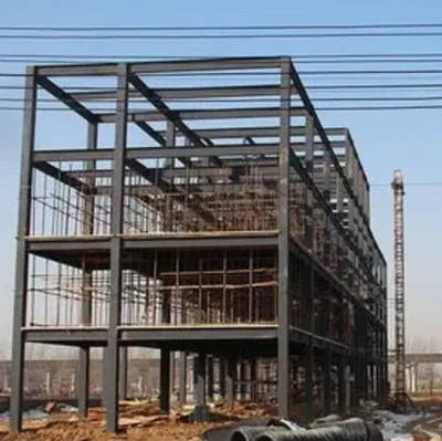 Heavy-Duty Multi-Level Steel Garage for Inspections and Storage