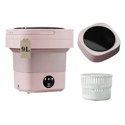 Portable Washing Machine, Mini Washer 9L High Capacity with 3 Modes