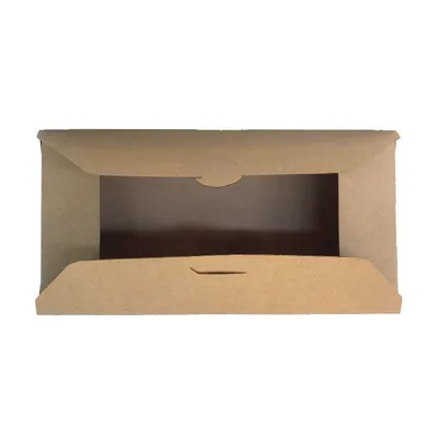 Disposable Microwave Safe Paper Lunch Box Cardboard Bento Lunch Box Brown Cardboard Box