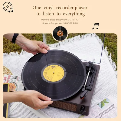Wholesale High Quality Turntable Vinyl Gramophone HiFi Sound Record Player Turntable Lp Player