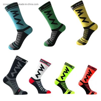 Wholesale Custom Breathable Football Men Cycling Socks