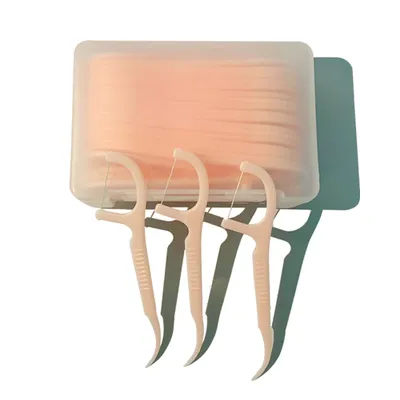 36 PCS Dental Floss Teeth Picks Plastic Oral Tooth Flossers Double Threads Floss Pick