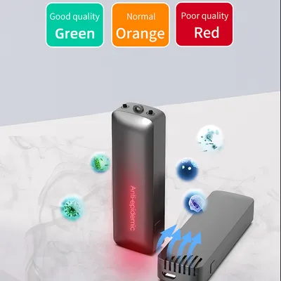 Ion Mini Ionic Neck Air Cleaner USB Ionizer Purifiers Wearable Personal Necklace Air Purifier Negative