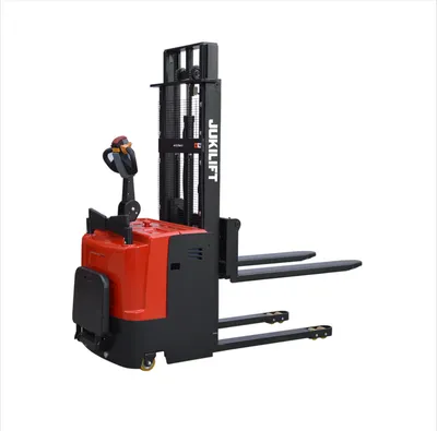 Electric Pallet Stacker Forklift 2ton Battery Powered Full Electric Stacker