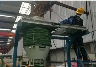 Integrated, Heavy-Duty Open Loading Bellows for Aggregate and Clinker