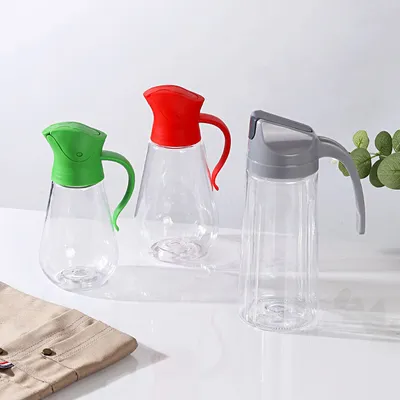 Plastic Oil Bottle - 650ml/22oz Big Capacity PC Soy Sauce Bottle