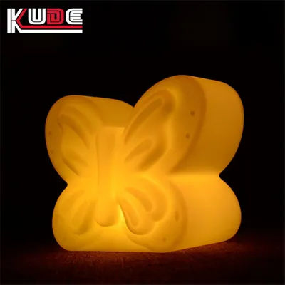 Modern Multi Colof Changing Plastic LED Lighting Bedroom Wedding Lamps